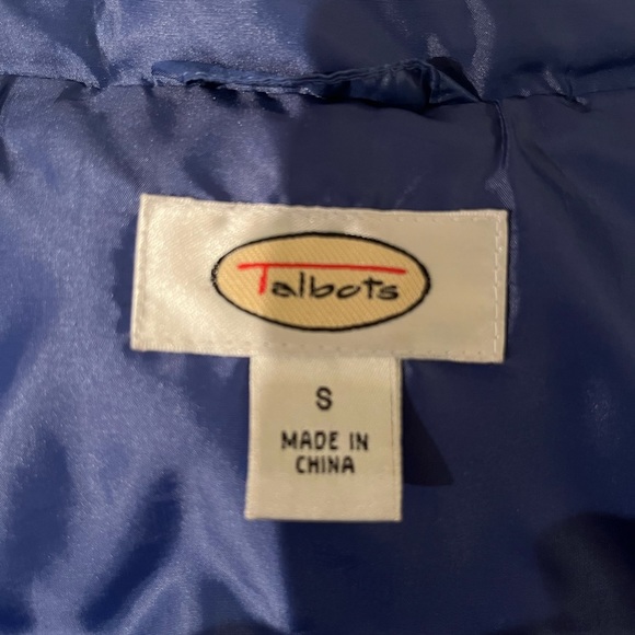 Talbots Blue Vest - Picture 5 of 6